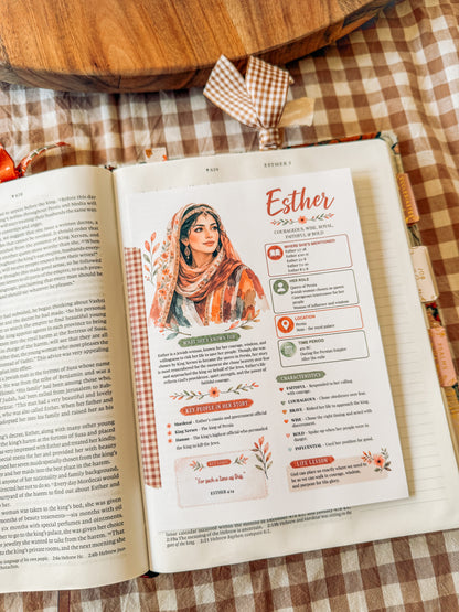 Women of the Bible Character Summary Tip-In Collection