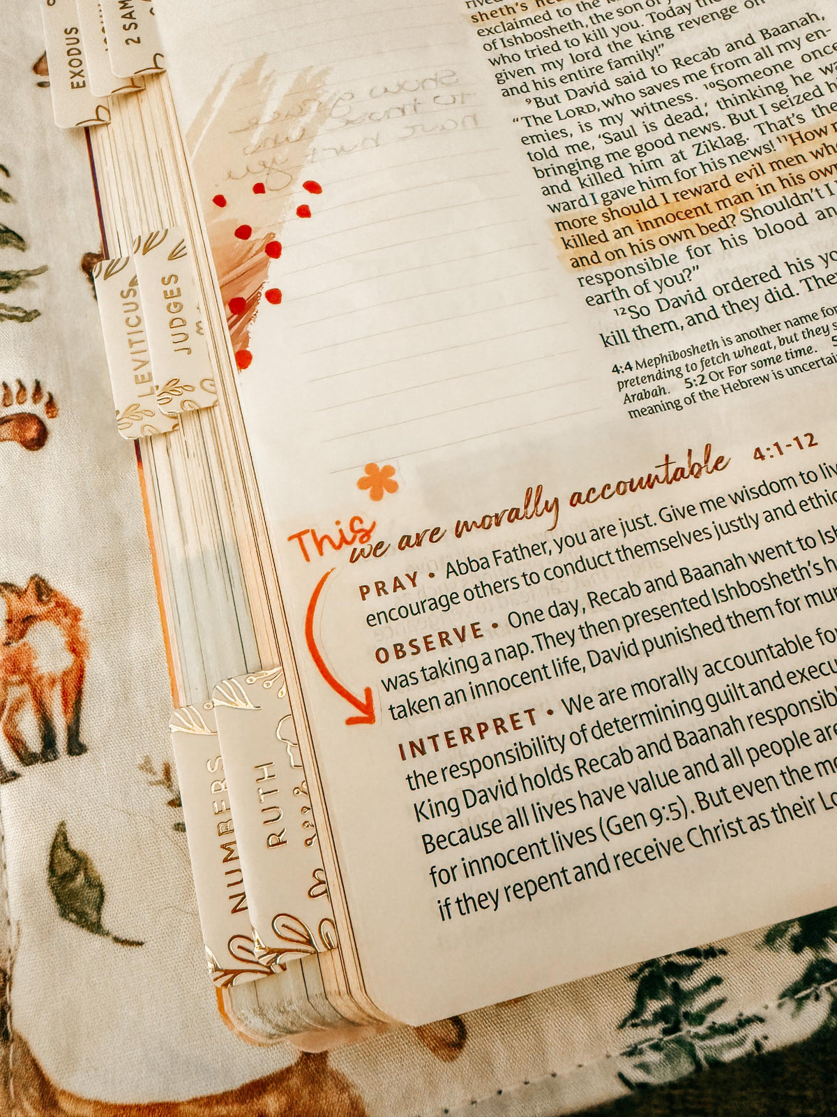 Fall Faith Doodles Bible Study Sticker Sheet, Planner Stickers
