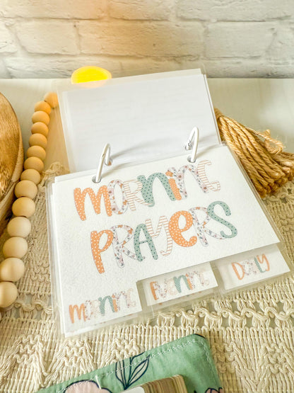 3x5 Printable Mini Prayer Binder with Prayer Cards