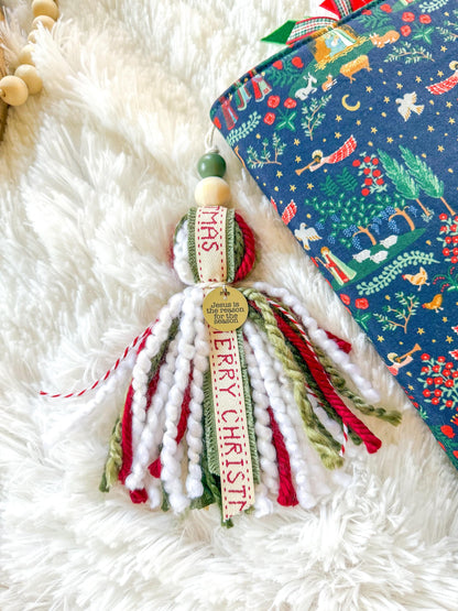 Christmas Bible Tassel Bookmark