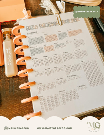 Printable Bible Reading Tracker, Old & New Testament