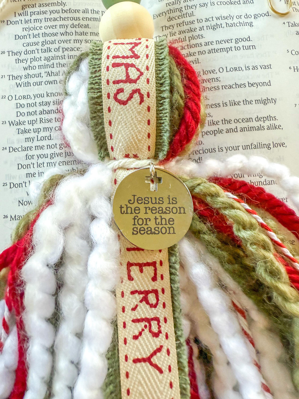 Christmas Bible Tassel Bookmark
