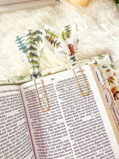 Woodland Prayer Bible Kit, Tabs, Verse List, Christian Gift