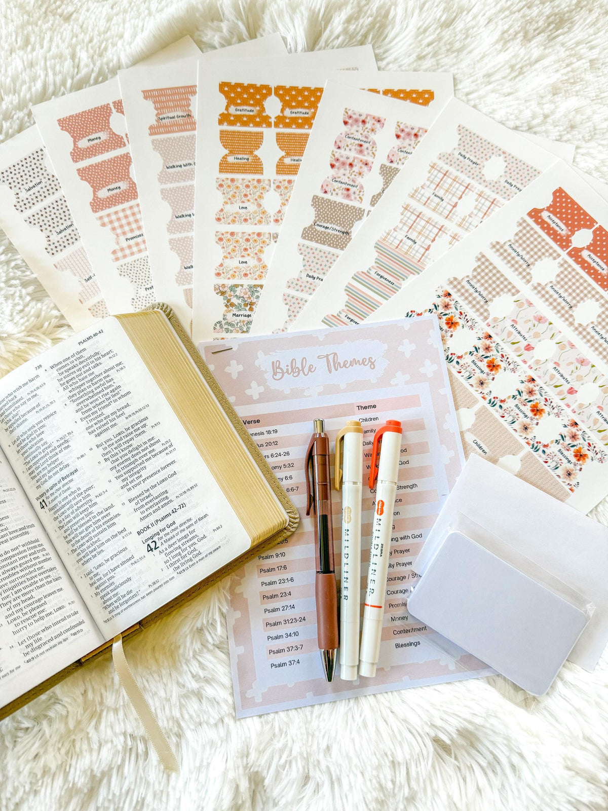 Prayer Bible Kit, Bible Tabs, Bible with Tabs, Gift Bible, Mother's Day Bible, Women's Bible, Loaded Bible, Cute Bible Tabs, Custom Bible
