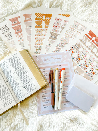 Prayer Bible Kit, Bible Tabs, Bible with Tabs, Gift Bible, Mother's Day Bible, Women's Bible, Loaded Bible, Cute Bible Tabs, Custom Bible