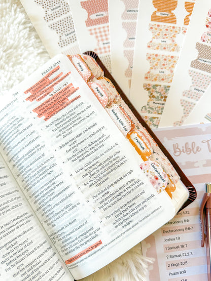 Prayer Bible Kit, Bible Tabs, Bible with Tabs, Gift Bible, Mother's Day Bible, Women's Bible, Loaded Bible, Cute Bible Tabs, Custom Bible