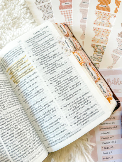 Prayer Bible Kit, Bible Tabs, Bible with Tabs, Gift Bible, Mother's Day Bible, Women's Bible, Loaded Bible, Cute Bible Tabs, Custom Bible