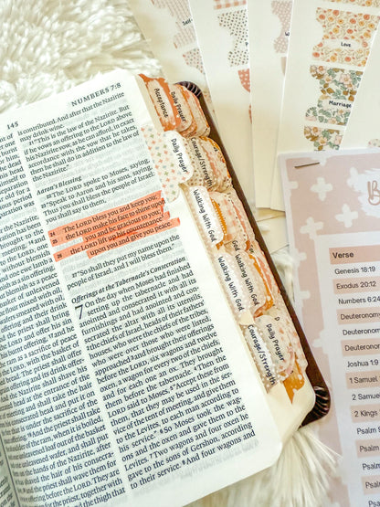Prayer Bible Kit, Bible Tabs, Bible with Tabs, Gift Bible, Mother's Day Bible, Women's Bible, Loaded Bible, Cute Bible Tabs, Custom Bible