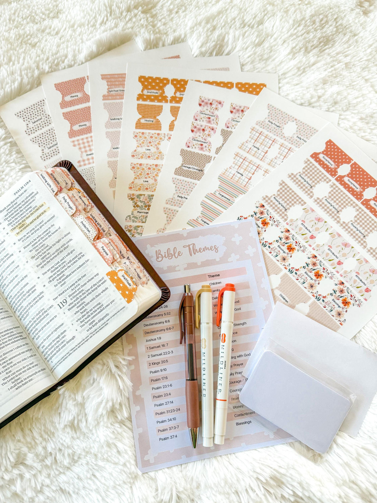 Prayer Bible Kit, Bible Tabs, Bible with Tabs, Gift Bible, Mother's Day Bible, Women's Bible, Loaded Bible, Cute Bible Tabs, Custom Bible