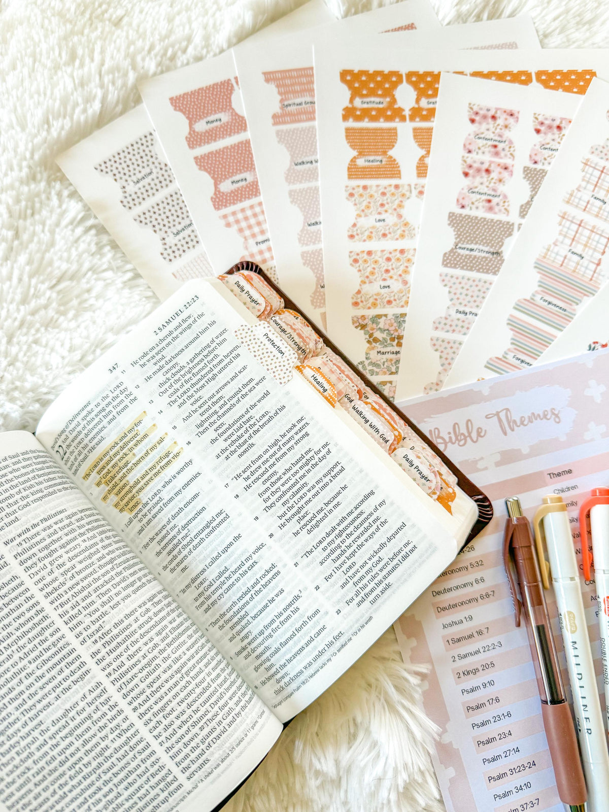 Prayer Bible Kit, Bible Tabs, Bible with Tabs, Gift Bible, Mother's Day Bible, Women's Bible, Loaded Bible, Cute Bible Tabs, Custom Bible