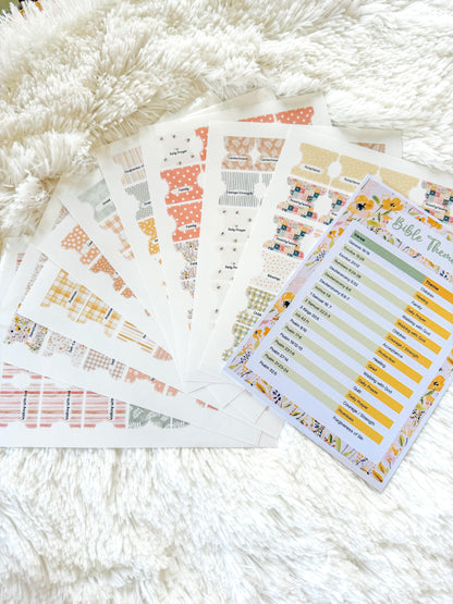 Floral Bees Prayer Bible Kit, Bible Tabs