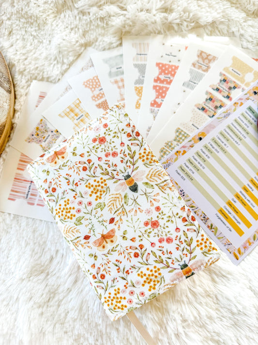Floral Bees Prayer Bible Kit, Bible Tabs