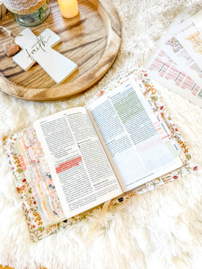 Floral Bees Prayer Bible Kit, Bible Tabs