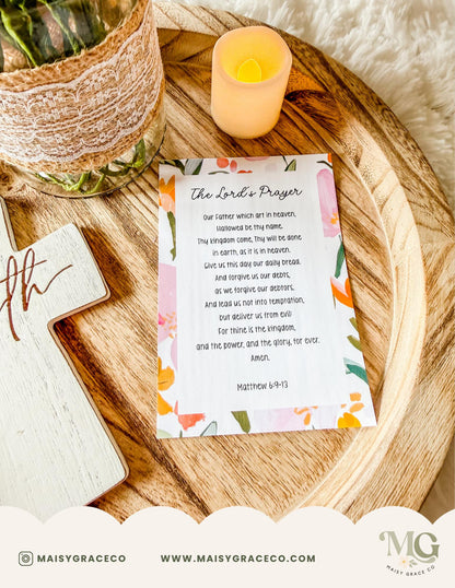 Bible Tip-Ins Printable Digital Download Grace Floral Collection