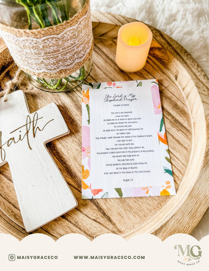 Bible Tip-Ins Printable Digital Download Grace Floral Collection