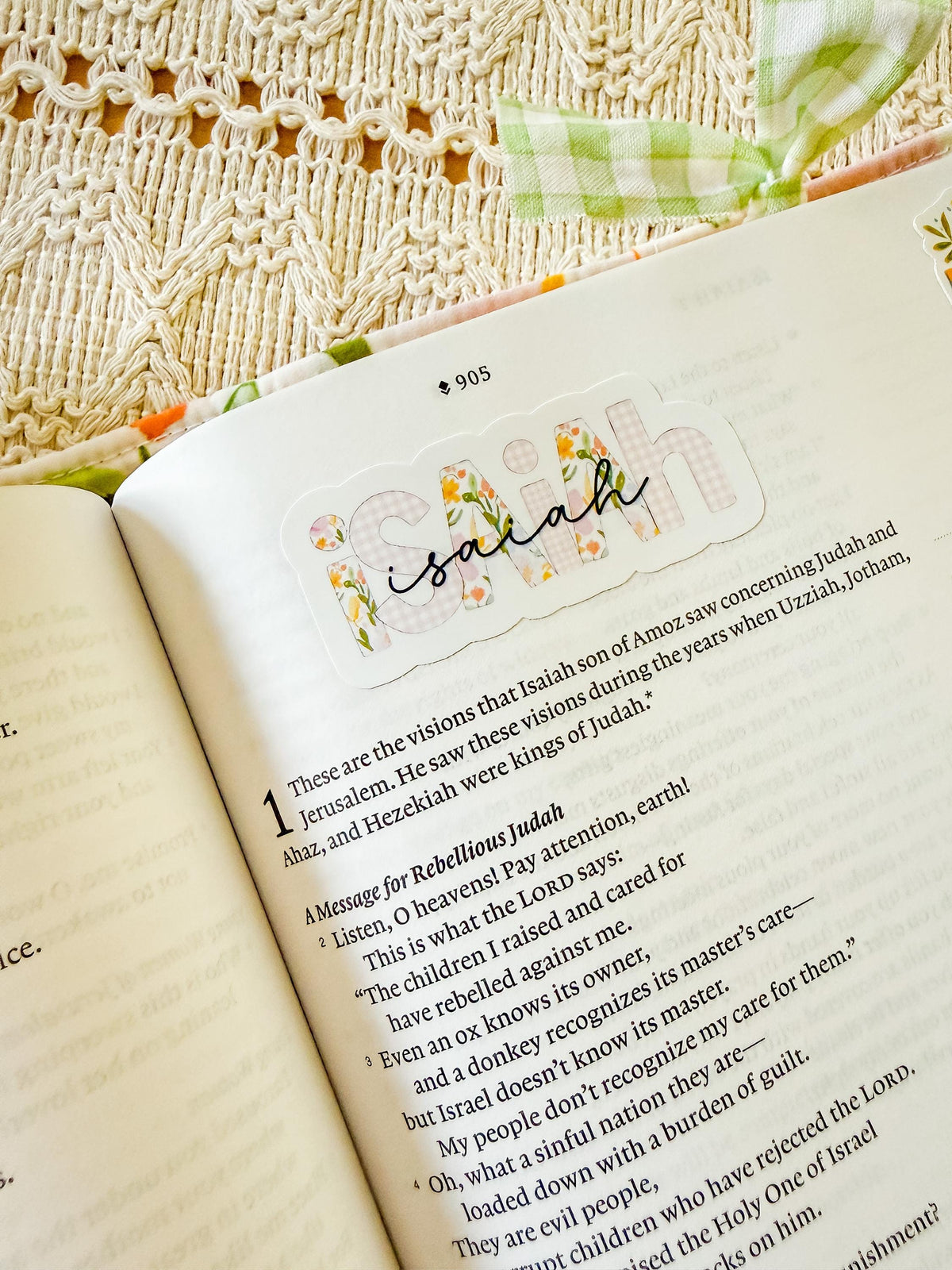 Books of the Bible Header Stickers