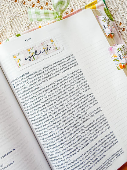Books of the Bible Header Stickers