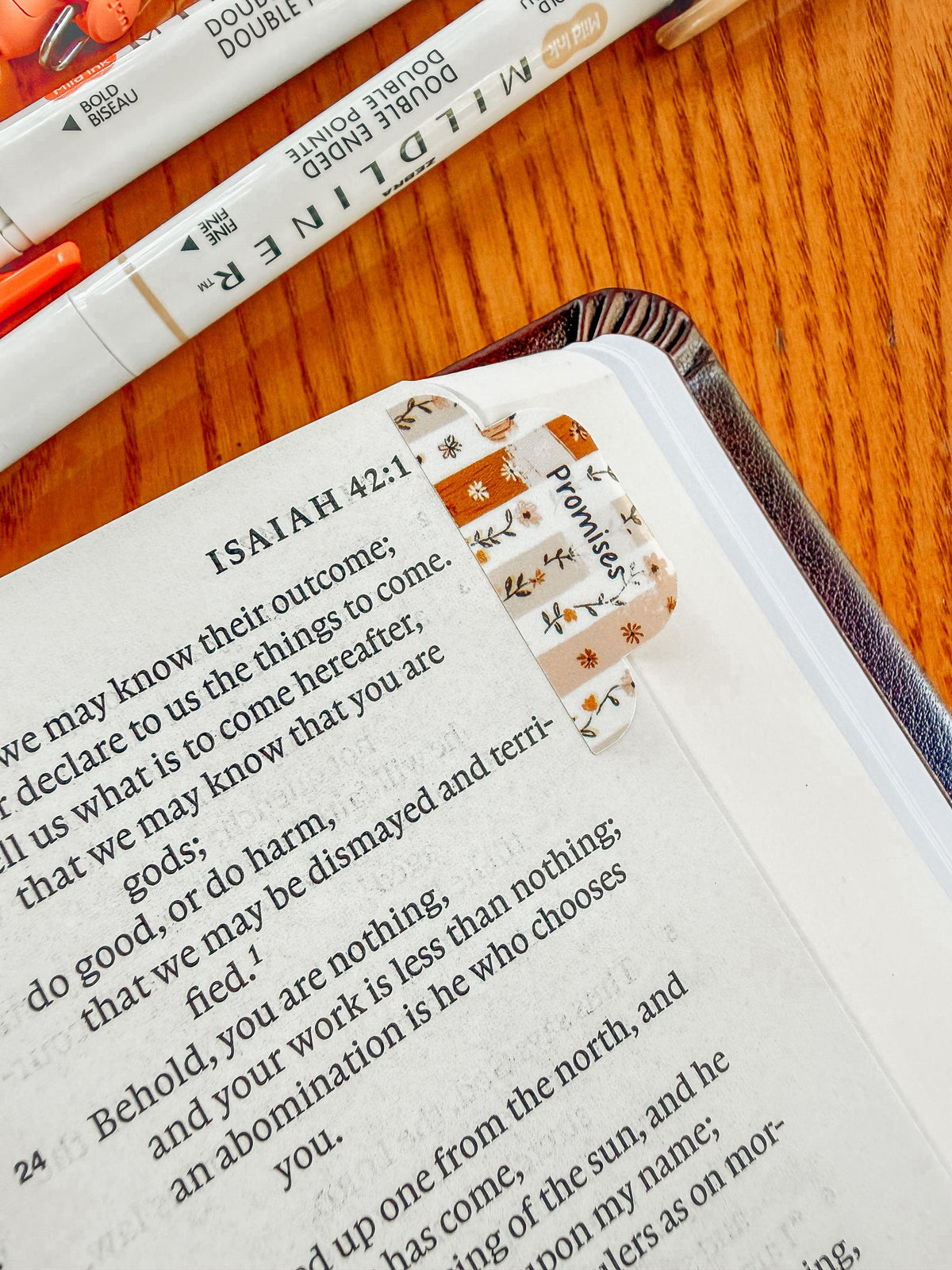 Autumn Prayer Bible Kit Topical Tabs in Boho Neutrals