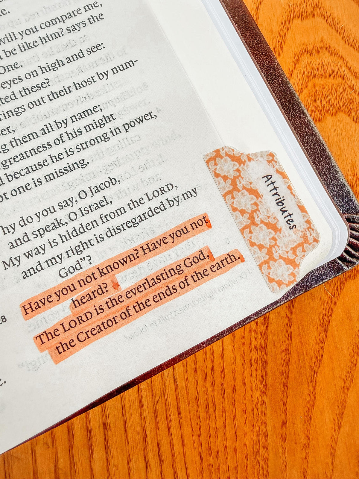 Autumn Prayer Bible Kit Topical Tabs in Boho Neutrals